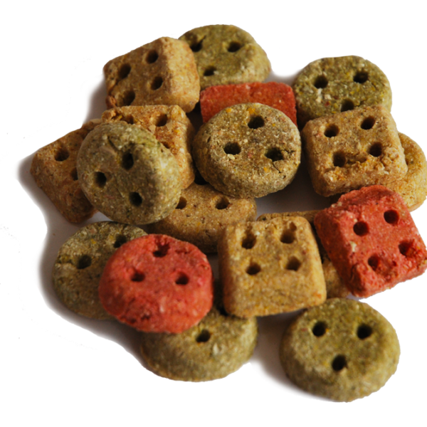Biscotti per Cani – Verdura Mista (Rucola – Carota – Pomodoro)