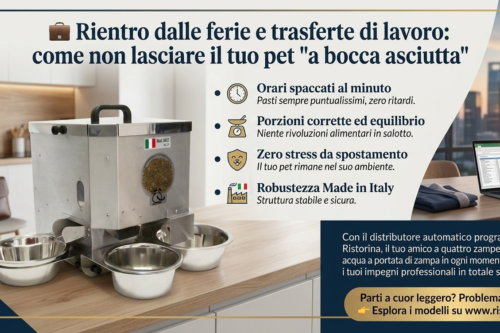 come non lasciare il tuo pet "a bocca asciutta