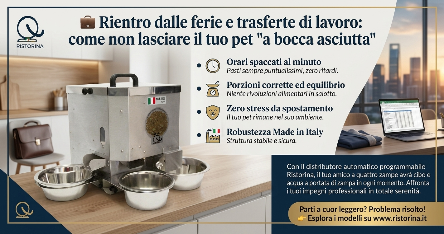 come non lasciare il tuo pet "a bocca asciutta